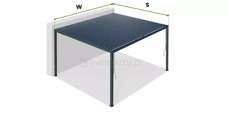 Pergola-Lamellen-Dimensionierung