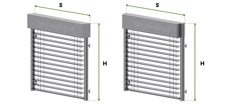 Raffstoren-z90-cube-dimensioning