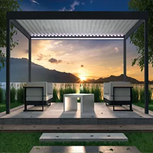 Freistehende Terrassenpergola aus Lamellen Preis, Preis für freistehende Lamellenpergola, Kategorie