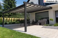 Elegante-square-Pergola-Terrasse-in-Anthrazit