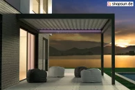 Aluminium-Pergola-mit-Lamellenpaneelen-Bioline