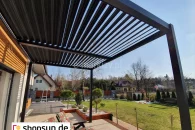 Aluminium-Terrassendach-Pergola-Lamelle