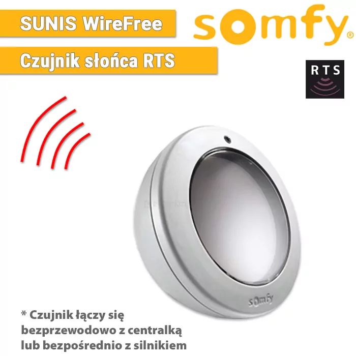 Automatiksystem für Refleksol Markisen, Somfy Sensoren, Sonnensensor Sunis WireFree RTS 9013075