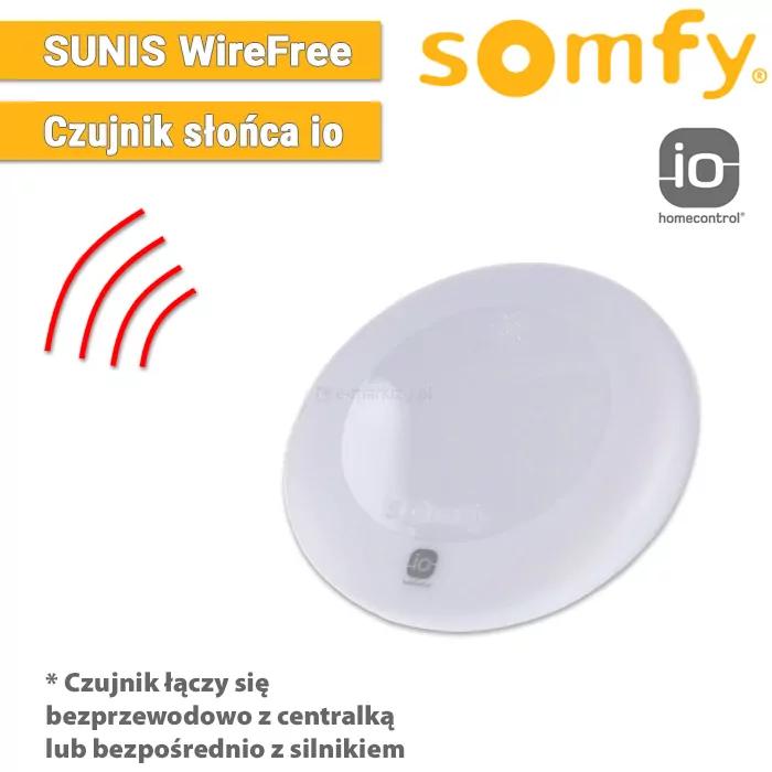 Automatiksystem für Refleksol Markisen, Somfy Sensor Sunis WireFree II io, 1818285