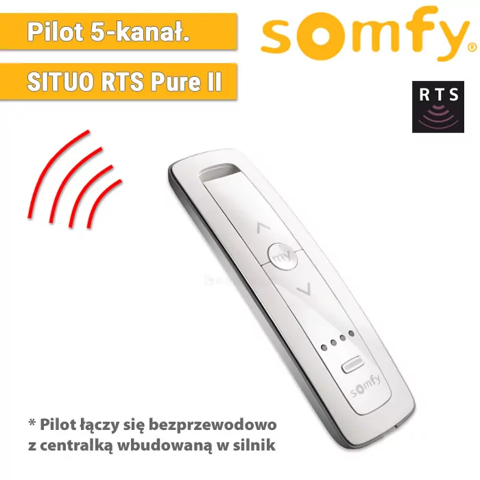 Automatisierung für Refleksol, Somfy Fernbedienung Situo 5 RTS Pure II 1870419