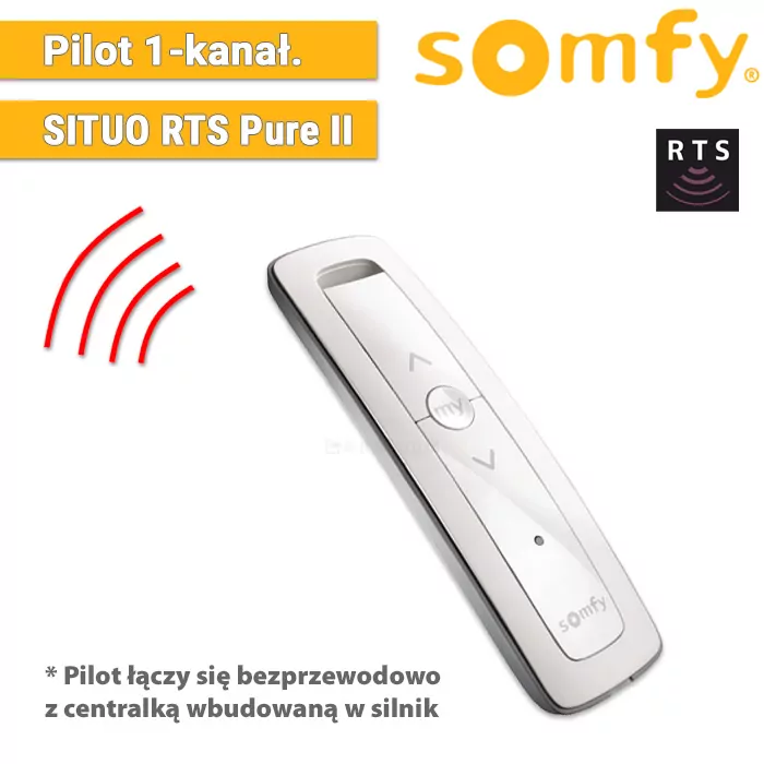 Automatisierung für Refleksol, Somfy Fernbedienung Situo 1 RTS Pure II 1870403