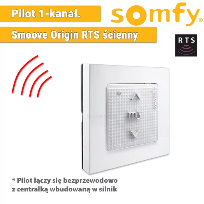 Automatisierung für Refleksol, Somfy Fernbedienung Smoove Origin RTS 1811045