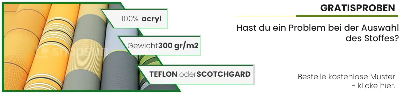 Kostenlose Stoffmuster, Markisenstoffe kostenlose Muster, Testmuster der Stoffe